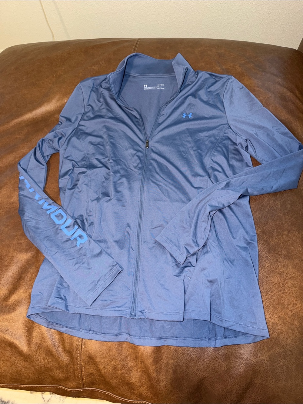Under Armour Women's Slate Blue Full-Zip Training Jacket